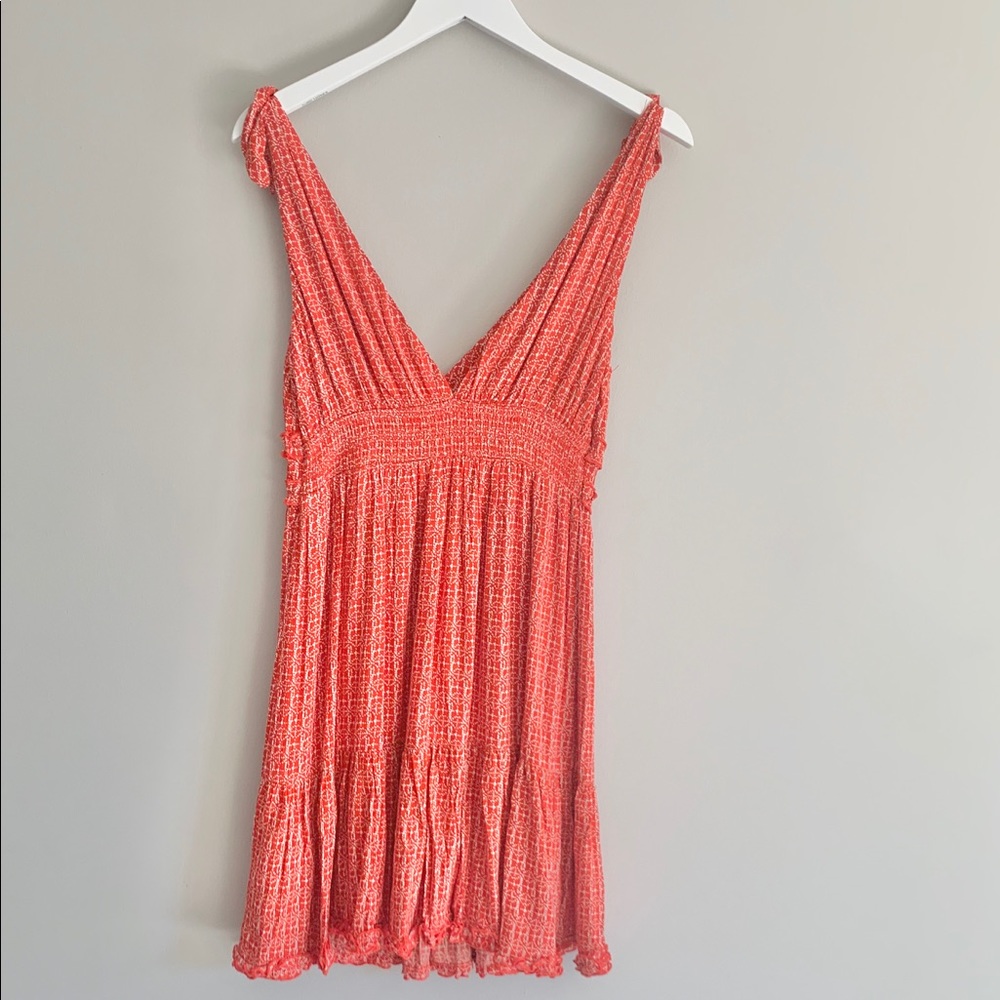 Red/white Babydoll Summer Dress